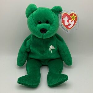 3/$30 | Ty Beanie Baby | Erin the Lucky Green Bear Plush Toy